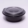 PL Plastic Takeout Container Black PL Plastic Takeout Container Black